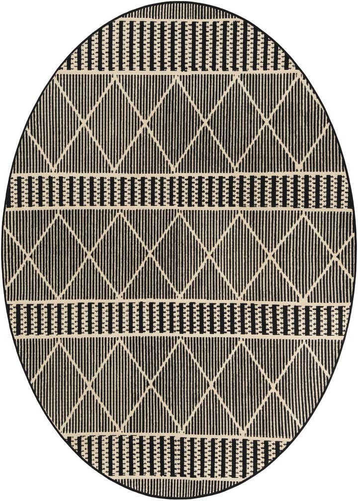 6' x 6' Easy-Clean Lattice Indoor / Outdoor Round Rug
