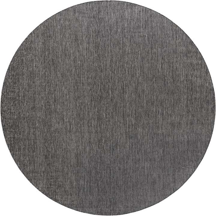 10' x 10' Easy-Clean Solid Indoor / Outdoor Round Rug