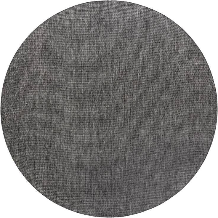Detail image of 10' x 10' Easy-Clean Solid Indoor / Outdoor Round Rug