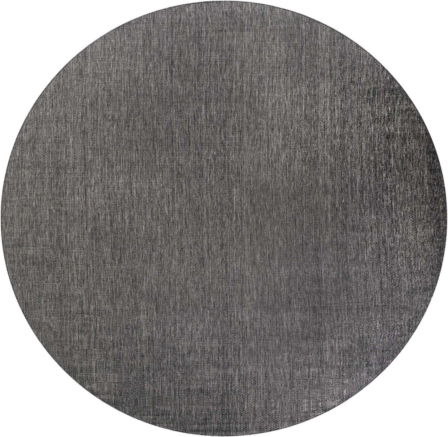 12' x 12' Easy-Clean Solid Indoor / Outdoor Round Rug