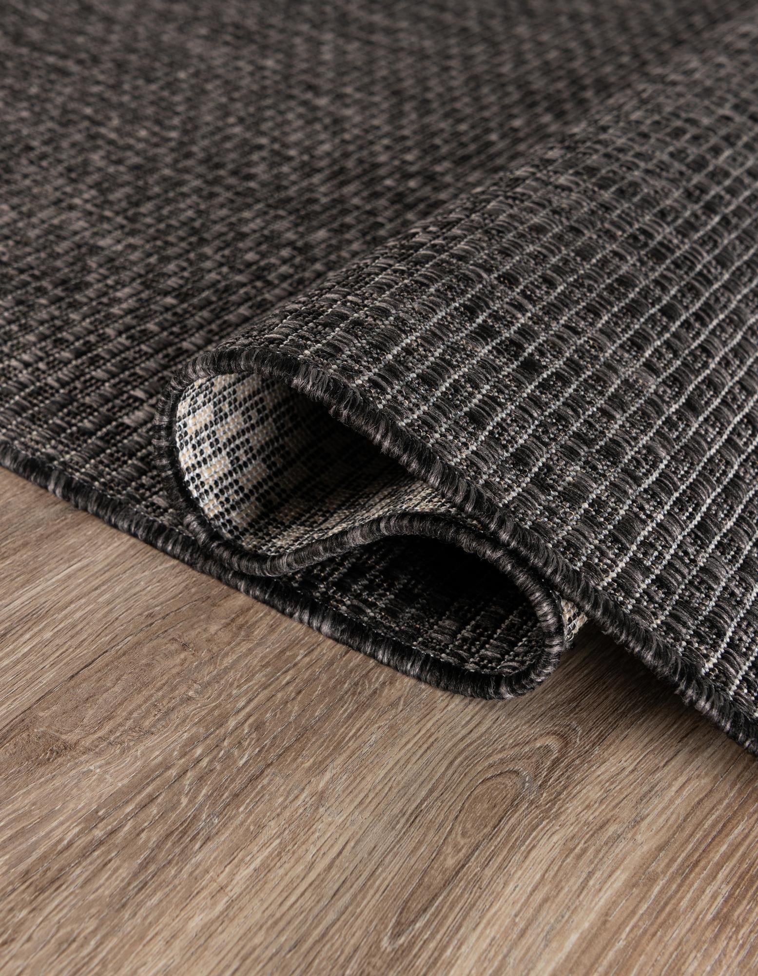 3' x 3' Easy-Clean Solid Indoor / Outdoor Round Rug