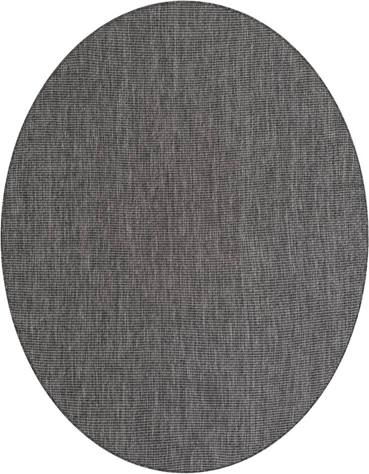 Detail image of 6' 1 x 6' 1 Easy-Clean Solid Indoor / Outdoor Round Rug
