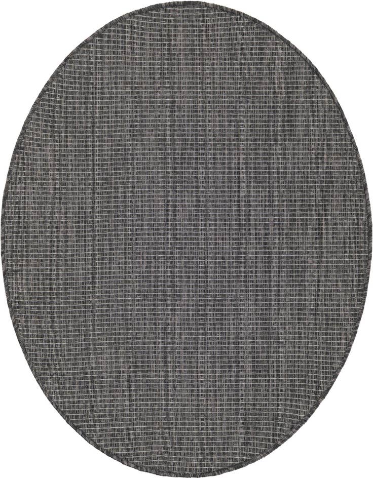 Detail image of 3' x 3' Easy-Clean Solid Indoor / Outdoor Round Rug