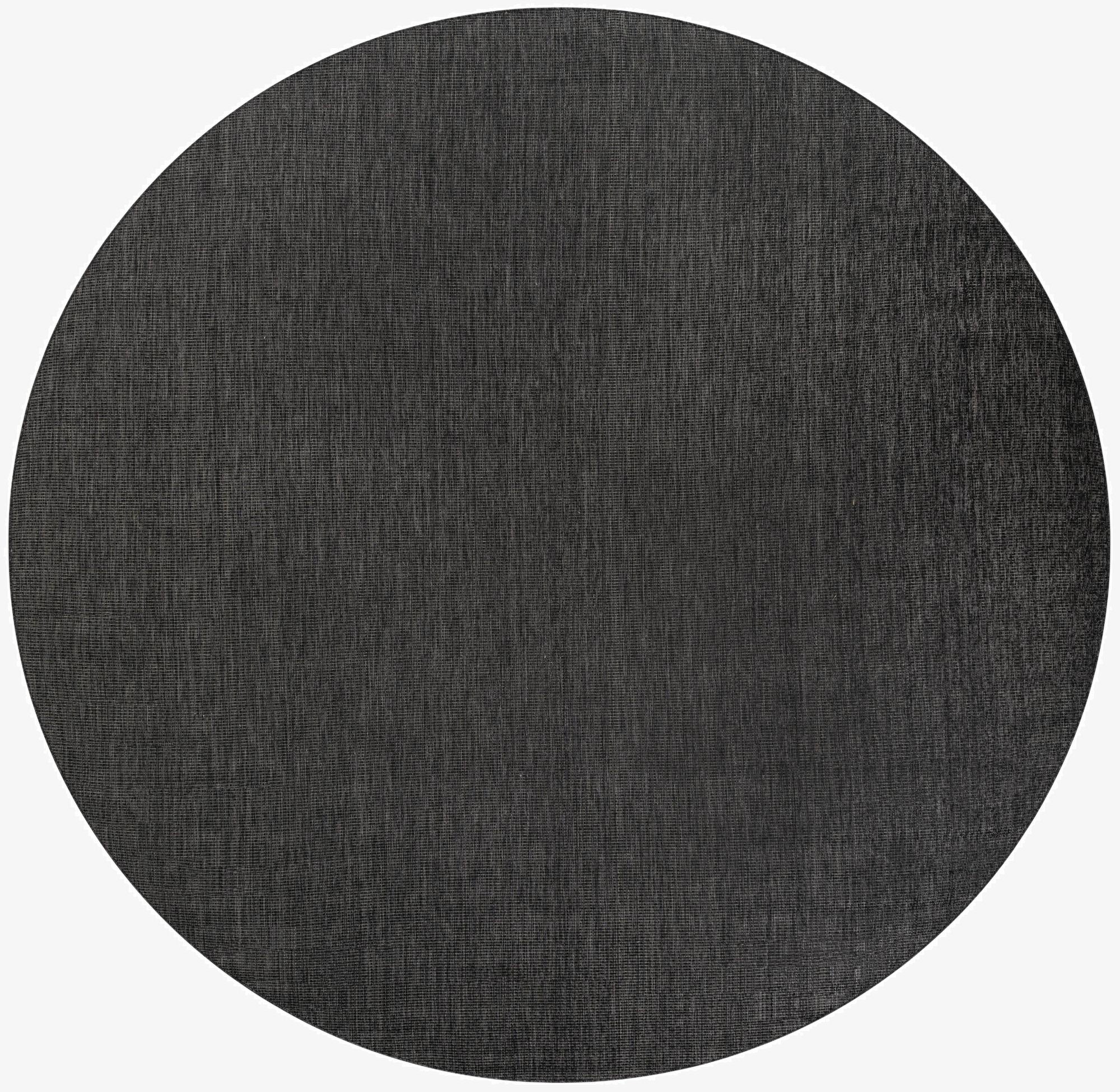 12' x 12'  Washable Solid Indoor / Outdoor Round Rug