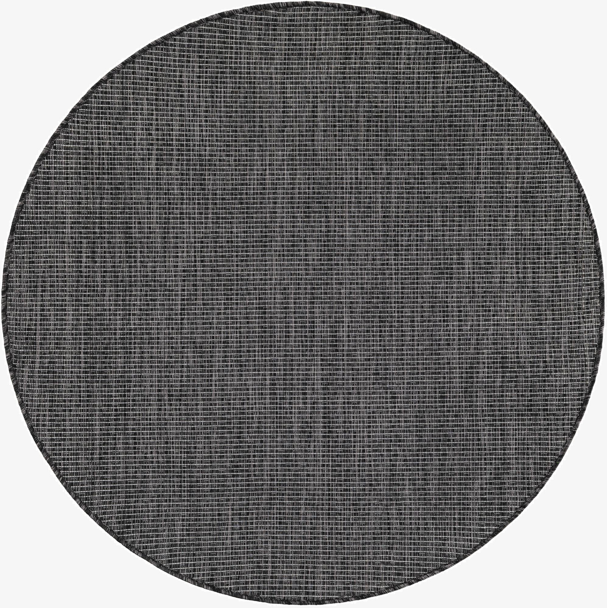 4' x 4'  Washable Solid Indoor / Outdoor Round Rug