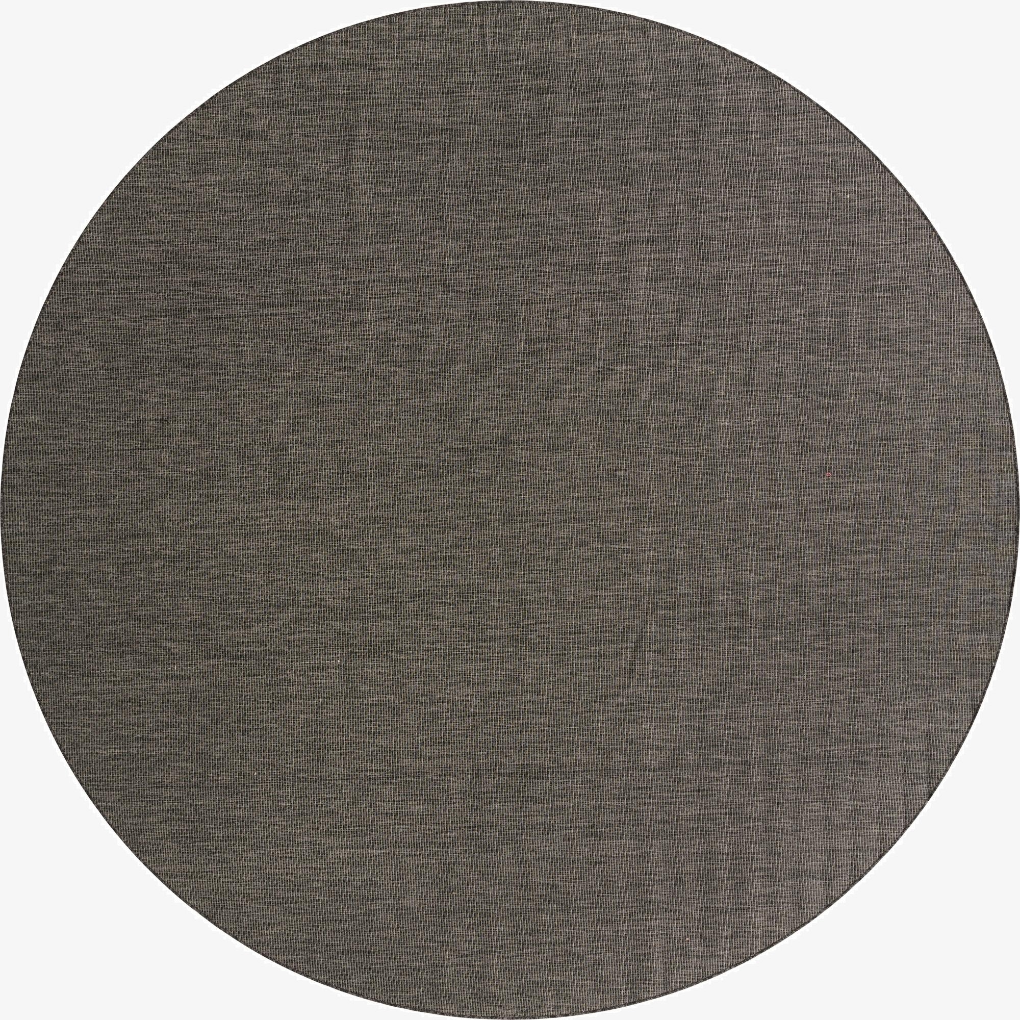 13' x 13'  Washable Solid Indoor / Outdoor Round Rug