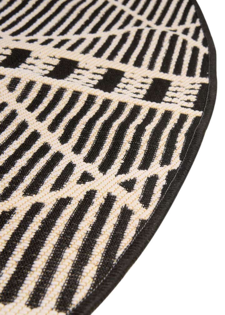 6' x 6' Easy-Clean Trellis Indoor / Outdoor Round Rug