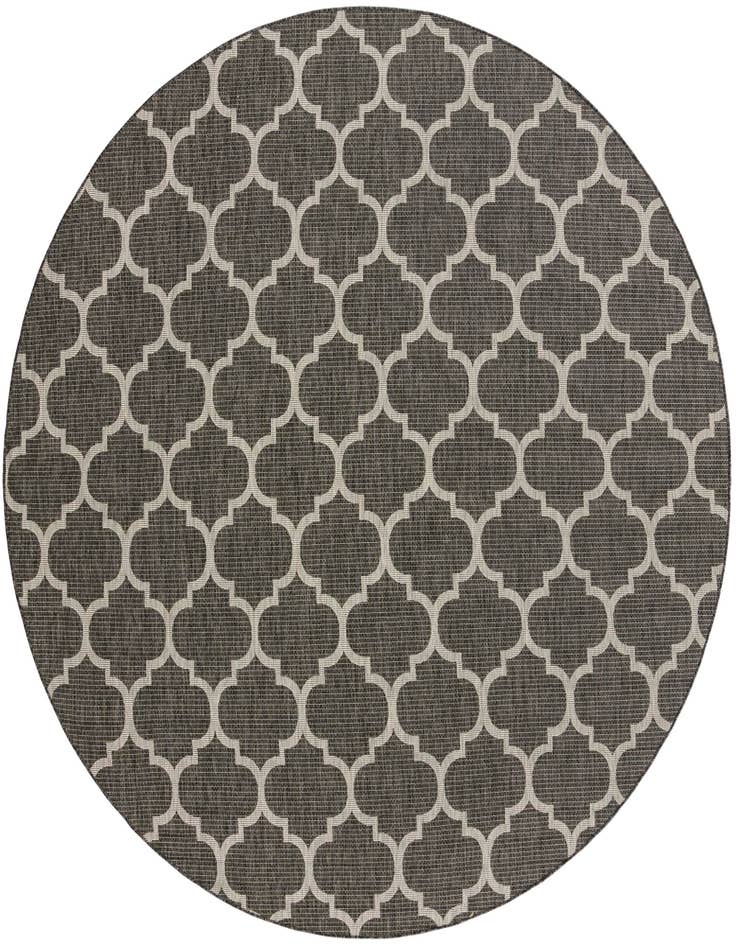 Detail image of 10' 8 x 10' 8 Easy-Clean Trellis Indoor / Outdoor Round Rug
