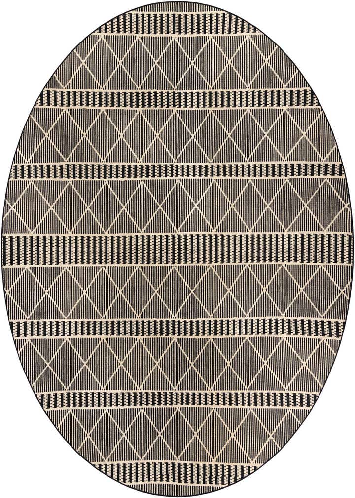 10' x 10' Easy-Clean Trellis Indoor / Outdoor Round Rug