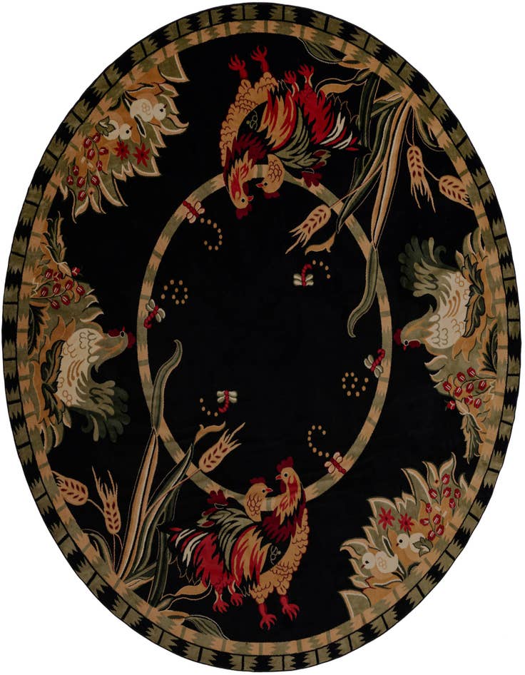 Detail image of 13' x 13' Pastoral Round Rug