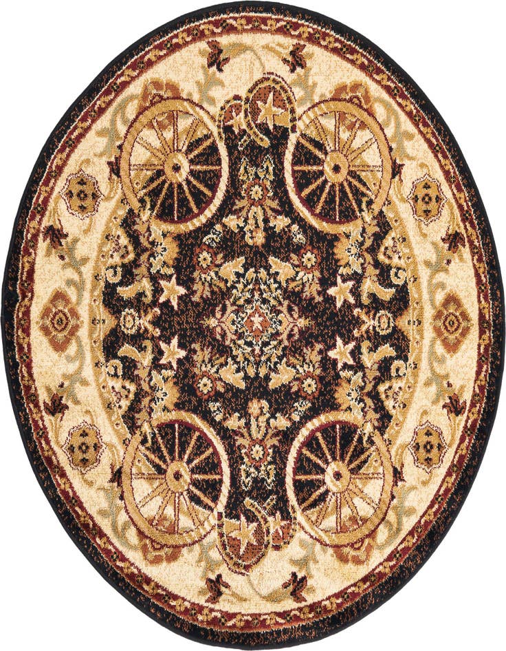 Detail image of 4' x 4' Pioneer Round Rug