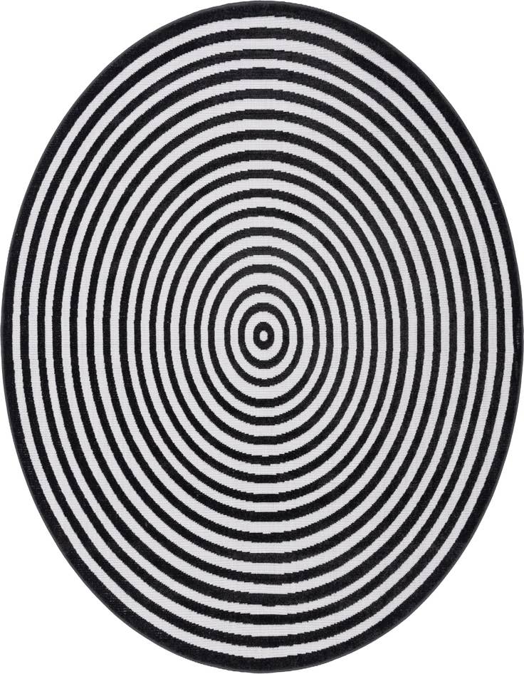 Detail image of 8' x 8' Easy-Clean Sabrina Soto Prescott Indoor / Outdoor Round Rug