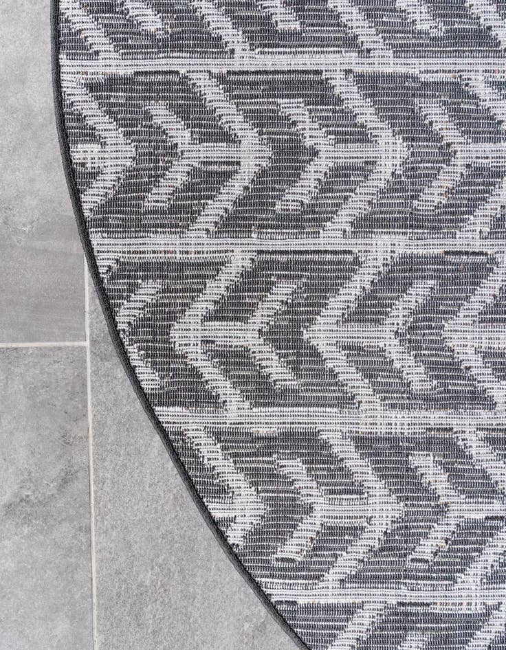Detail image of 8' x 8'  Washable Sabrina Soto Aston Indoor / Outdoor Round Rug