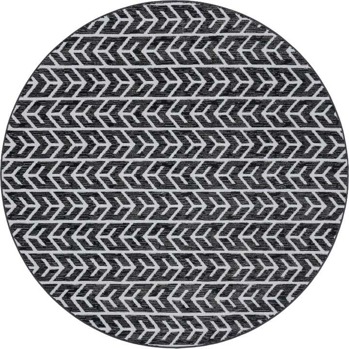 8' x 8' Easy-Clean Sabrina Soto Aston Indoor / Outdoor Round Rug