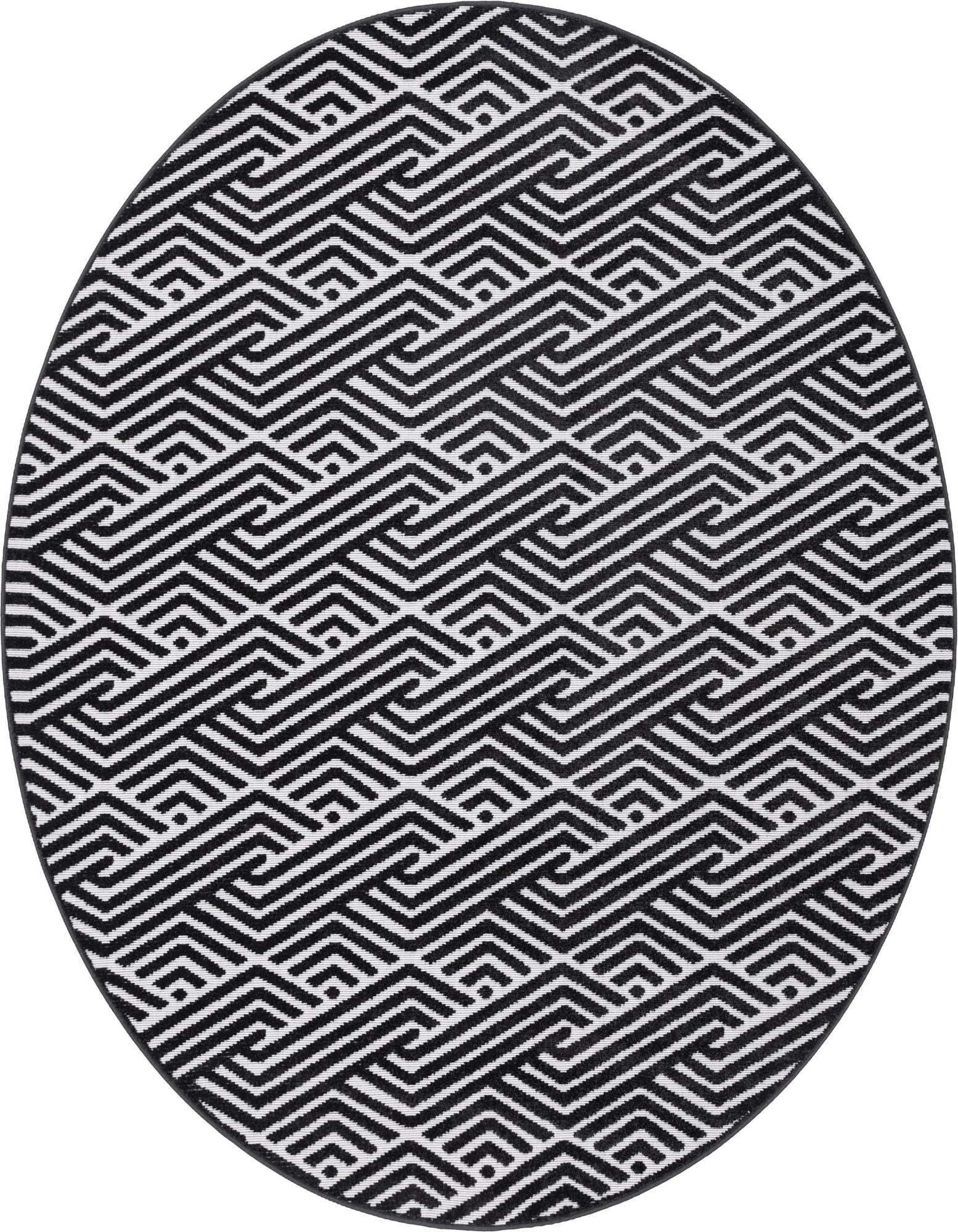 8' x 8' Easy-Clean Sabrina Soto Hudson Indoor / Outdoor Round Rug