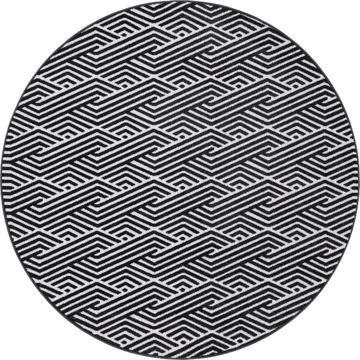 8' x 8' Easy-Clean Sabrina Soto Hudson Indoor / Outdoor Round Rug