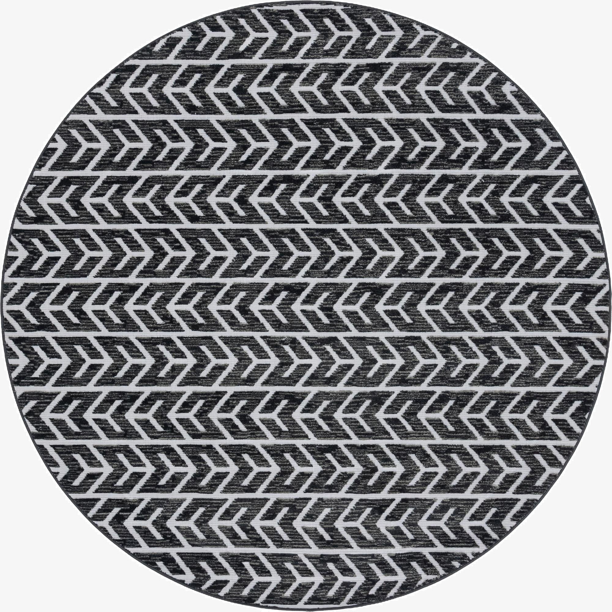 8' x 8'  Washable Sabrina Soto Aston Indoor / Outdoor Round Rug