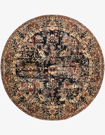 7' 10 x 7' 10 Saturn Round Rug