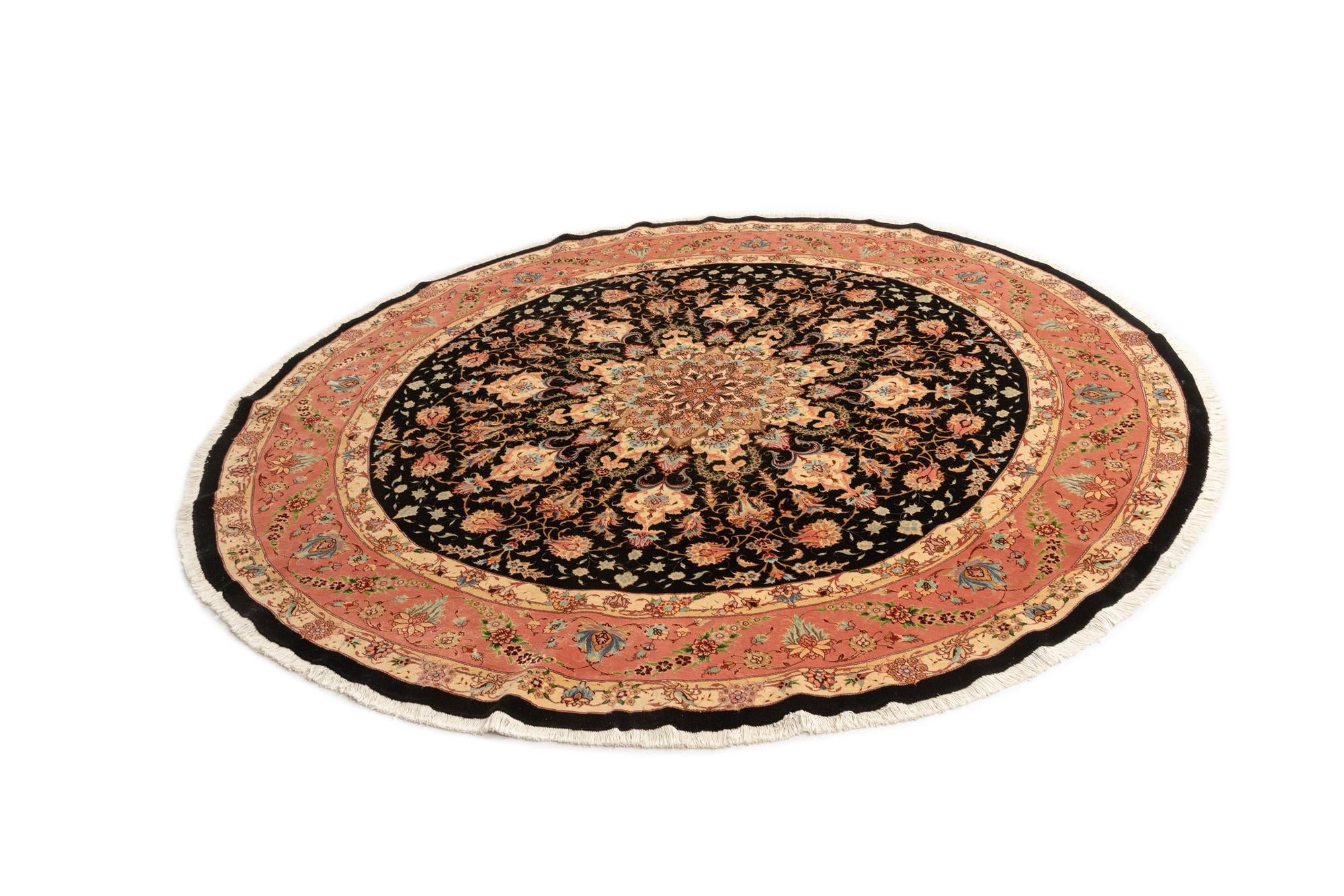 8' 2 x 8' 2 Tabriz Round Rug