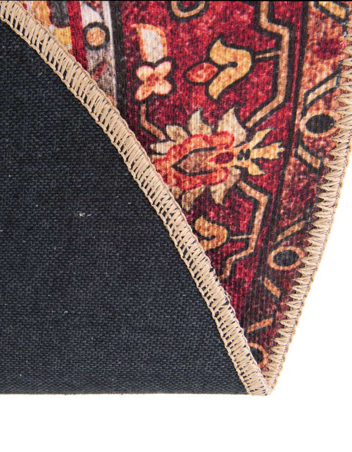 5' 1 x 5' 1 Washable Timeless Round Rug