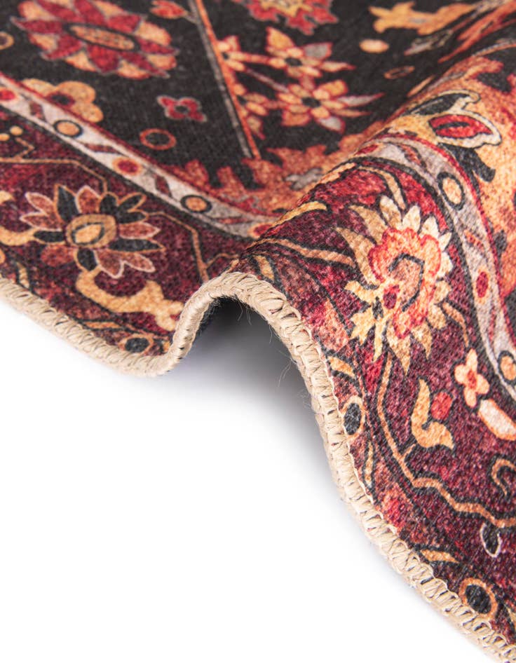 Detail image of 5' 1 x 5' 1 Washable Timeless Round Rug