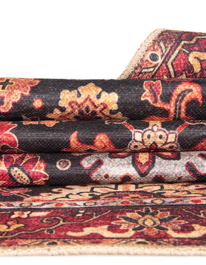 5' 1 x 5' 1 Washable Timeless Round Rug
