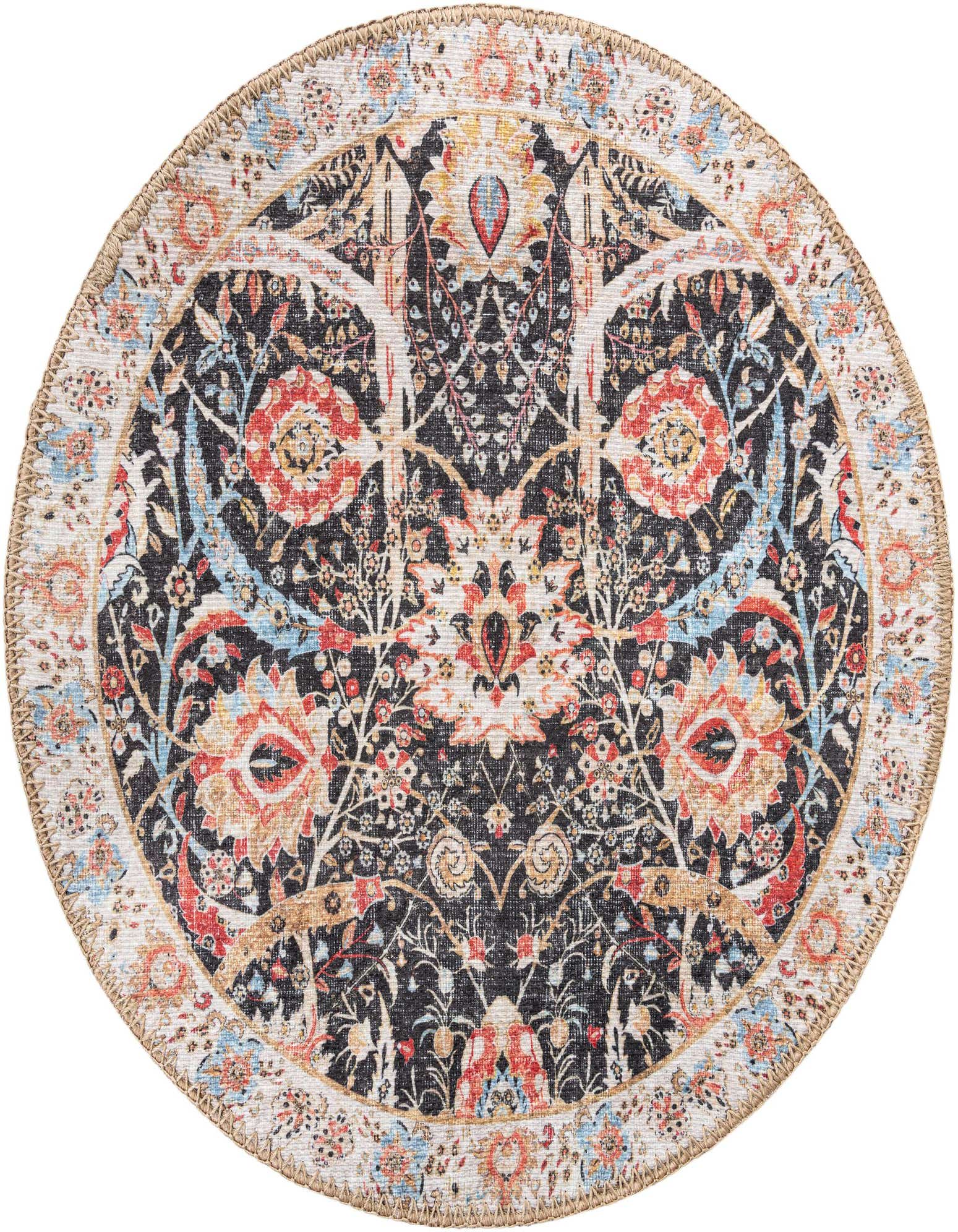 2' x 2' Washable Timeless Round Rug