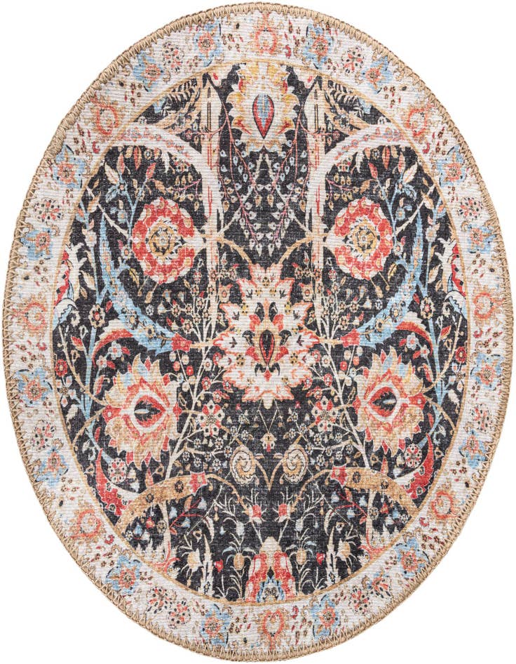 Detail image of 2' x 2' Washable Timeless Round Rug