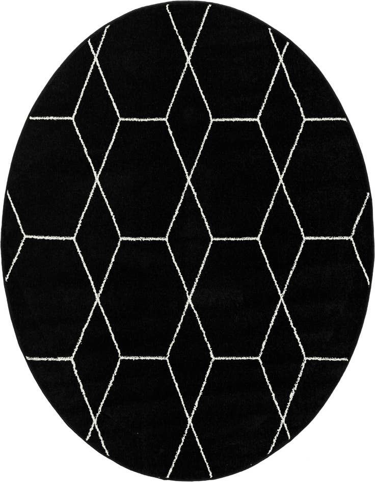 Detail image of 6' x 6' Trellis Frieze Round Rug