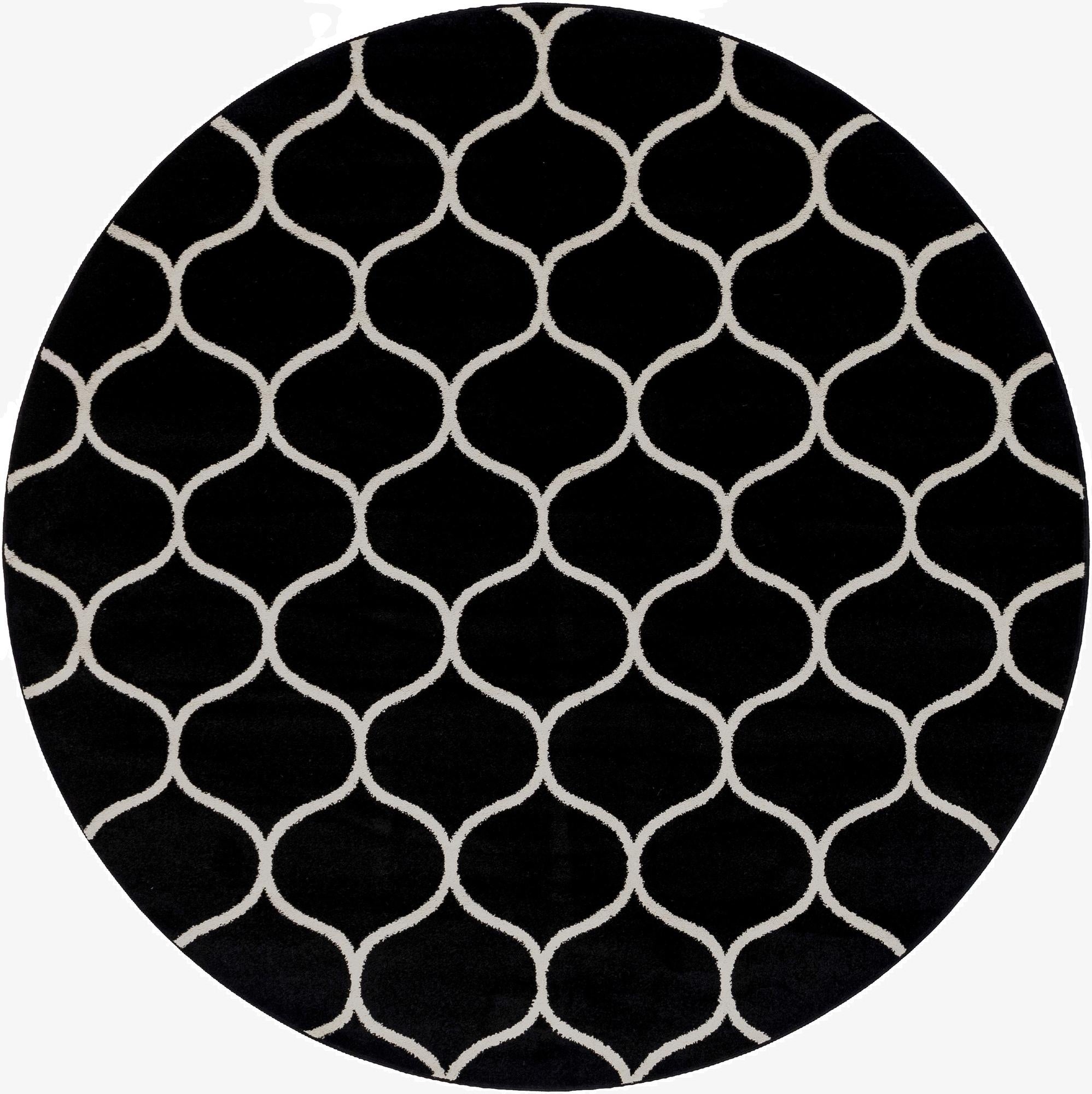 Primary image 7' 10 x 7' 10 Trellis Frieze Round Rug