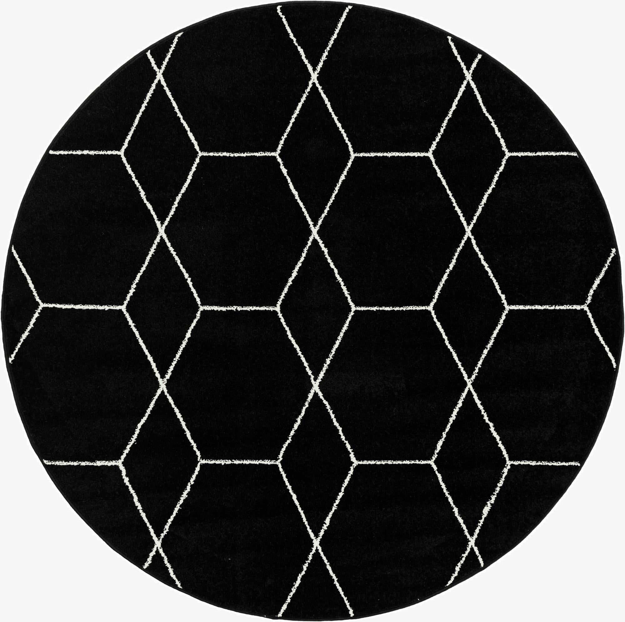 Primary image 6' x 6' Trellis Frieze Round Rug