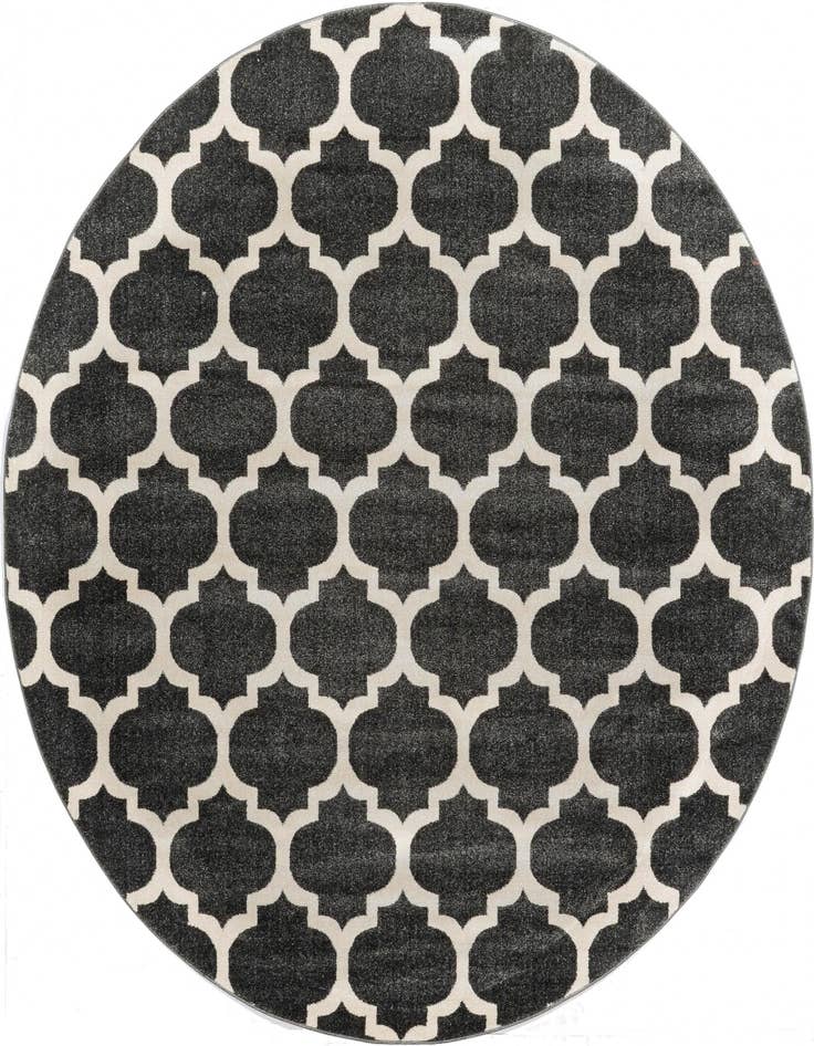 Detail image of 7' 10 x 7' 10 Trellis Round Rug