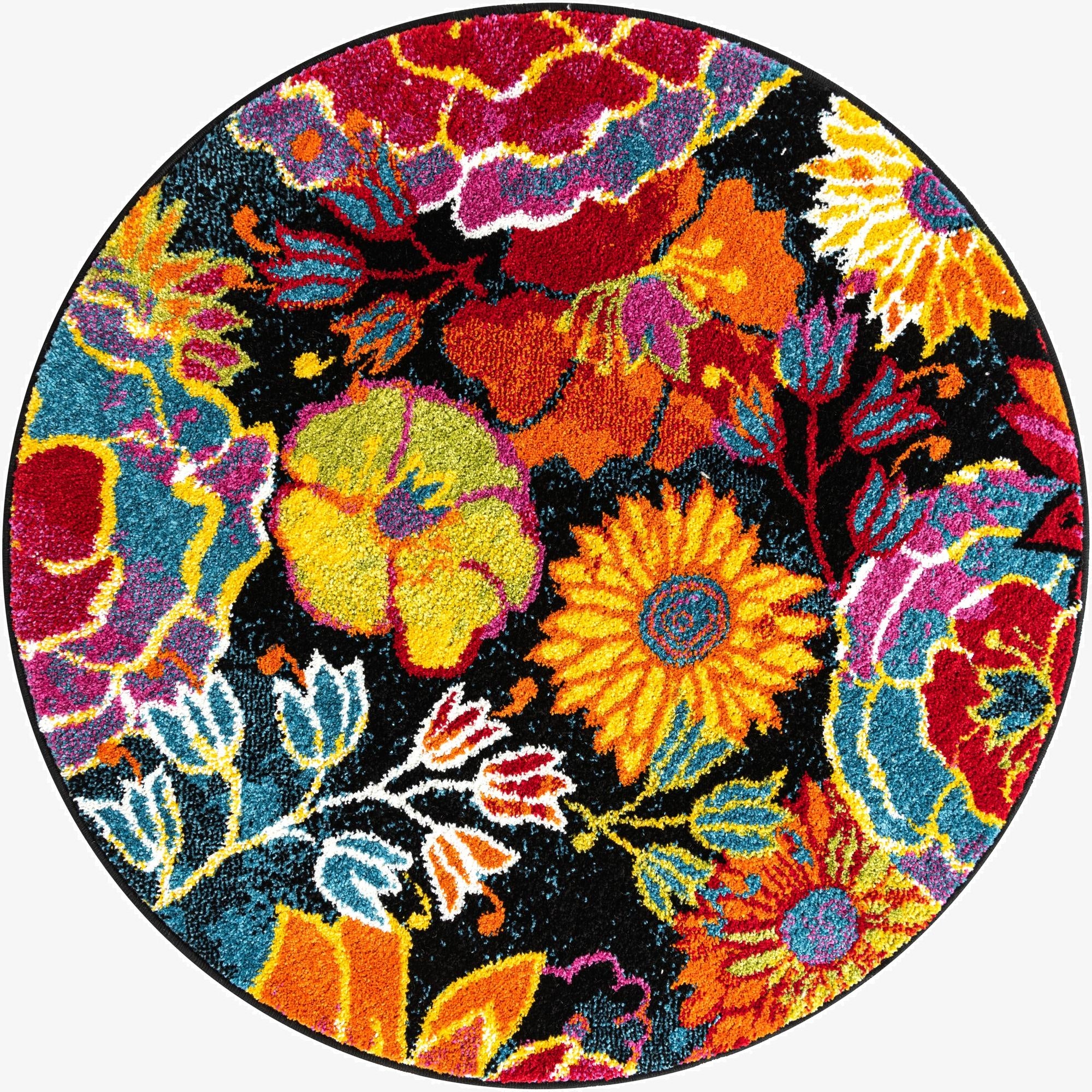 100cm x 100cm Florence Round Alfombra