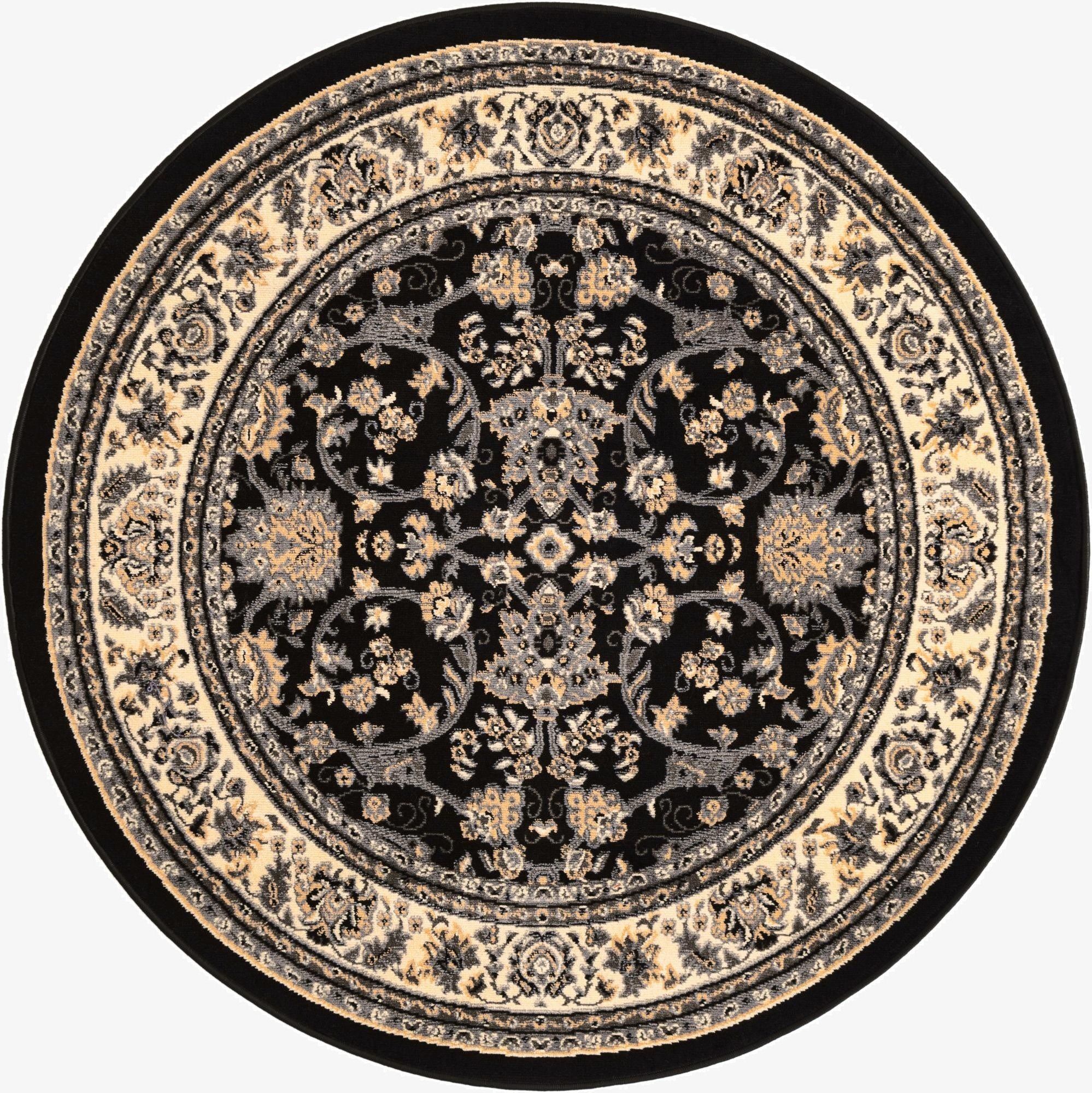 5' 3 x 5' 3 Yasmin Round Rug