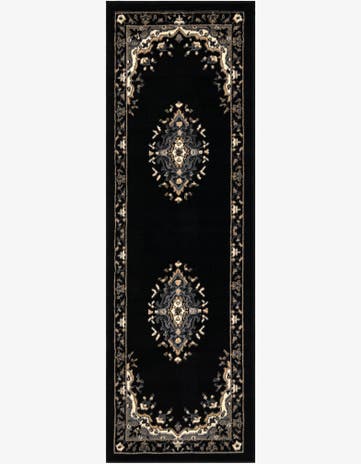 Black Amaya Runner Rug