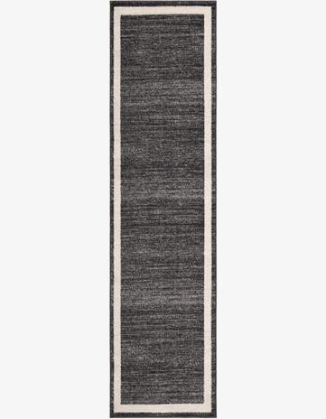 Black Angelica Runner Rug