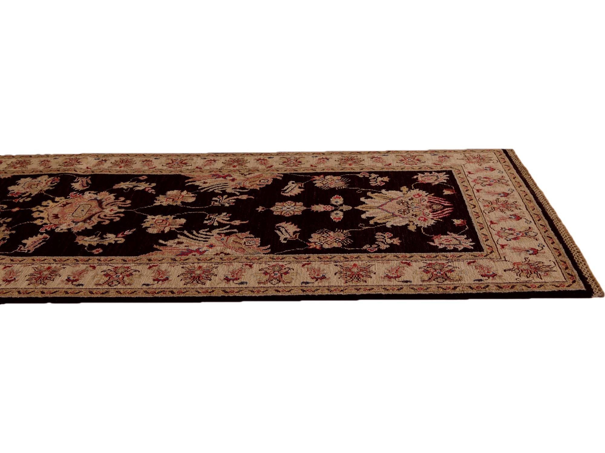 2' 9 x 10' 3 Hand Knotted Ariana Ziegler Runner Rug