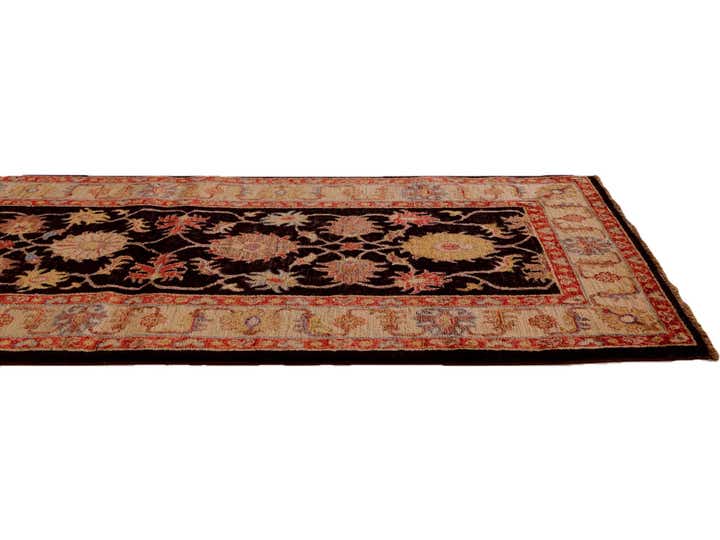 2' 7 x 10' Hand Knotted Ariana Ziegler Runner Rug