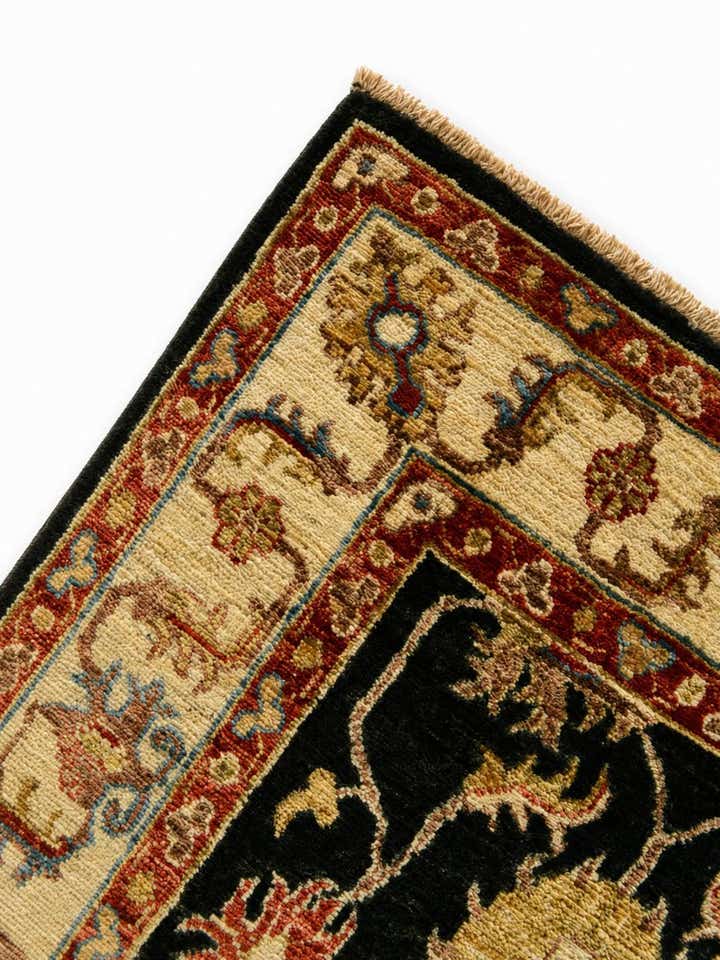 2' 7 x 10' Hand Knotted Ariana Ziegler Runner Rug