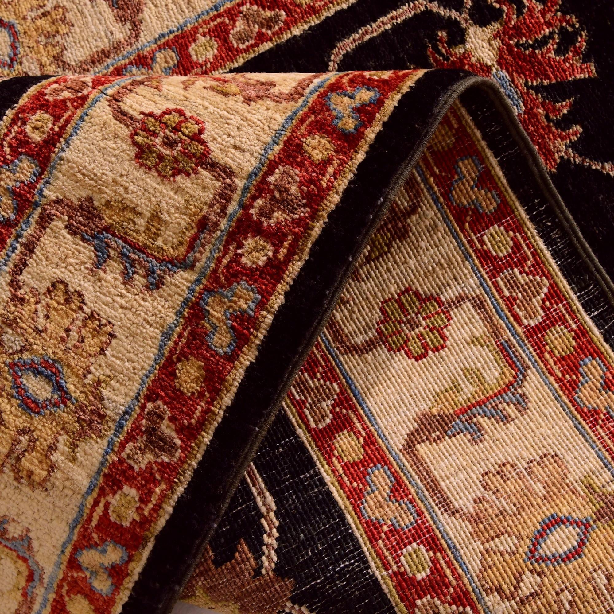 2' 7 x 10' Hand Knotted Ariana Ziegler Runner Rug
