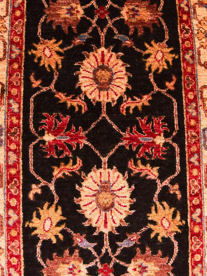 2' 7 x 10' Hand Knotted Ariana Ziegler Runner Rug