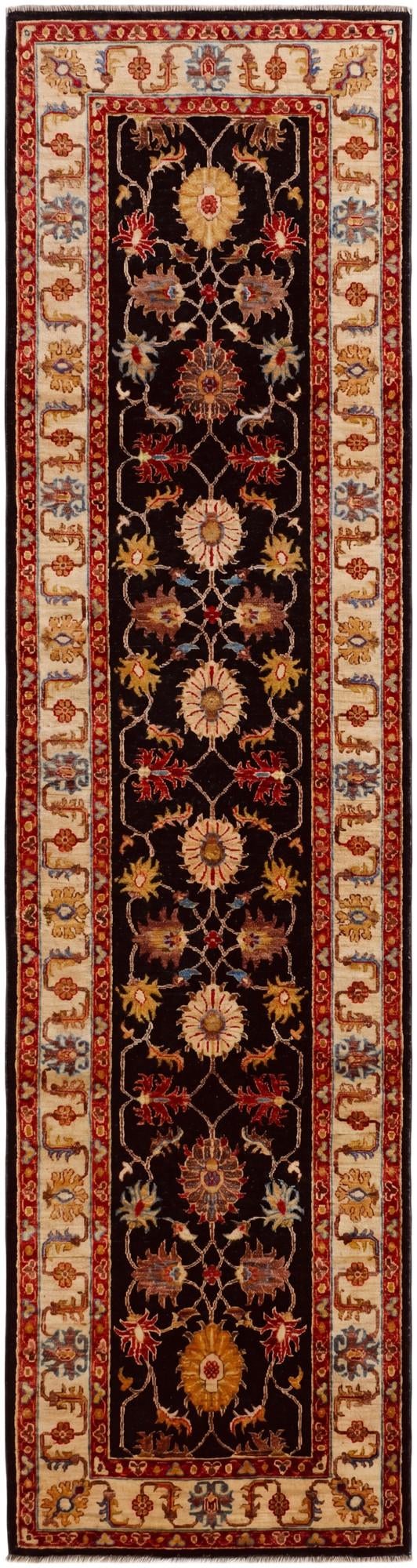 2' 7 x 10' Hand Knotted Ariana Ziegler Runner Rug