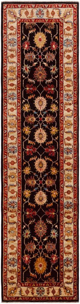 2' 7 x 10' Hand Knotted Ariana Ziegler Runner Rug