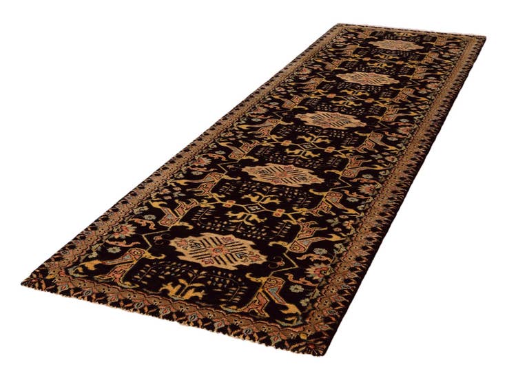 Detail image of 2' 9 x 9' 6 Hand Knotted Ariana Ziegler Runner Rug