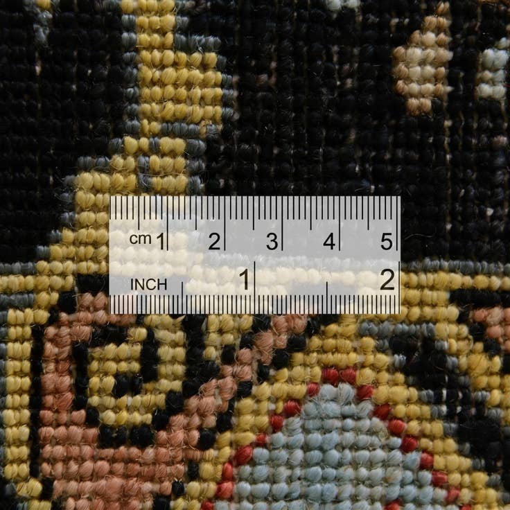 Detail image of 2' 9 x 9' 6 Hand Knotted Ariana Ziegler Runner Rug