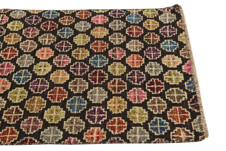2' 8 x 7' 1 Hand Knotted Balouch Wool Runner Rug