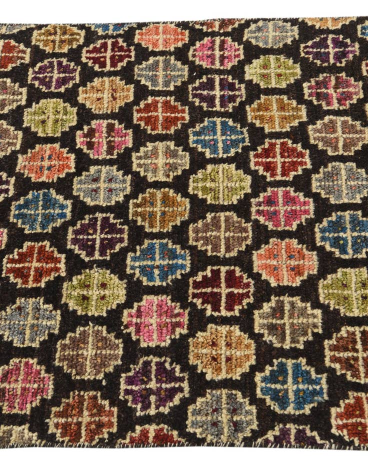 Detail image of 2' 8 x 7' 1  Hand Knotted Balouch Wool Runner Rug