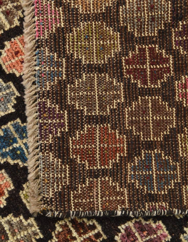 Detail image of 2' 8 x 7' 1  Hand Knotted Balouch Wool Runner Rug