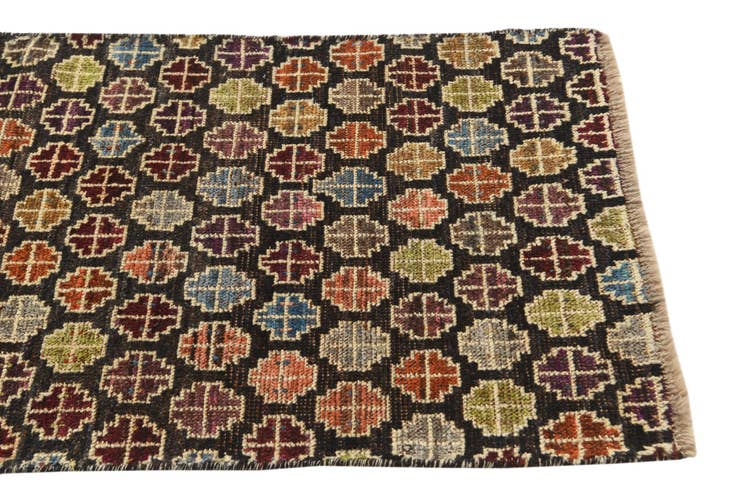 Detail image of 2' 6 x 7' 3 Hand Knotted Balouch Wool Runner Rug