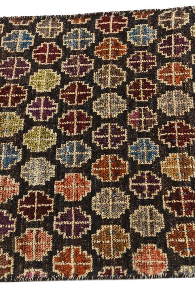 Detail image of 2' 6 x 7' 3 Hand Knotted Balouch Wool Runner Rug
